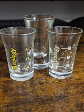 Mixology Shot Glasses with Measurement Markings - Set of 3